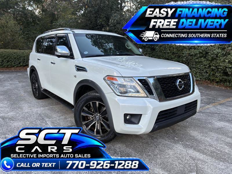 Used 2017 Nissan Armada Platinum w/ Captain Seat Package RWD image 1