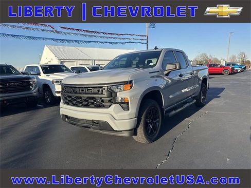 Certified 2025 Chevrolet Silverado 1500 Custom w/ Turbomax Blackout Package image 1