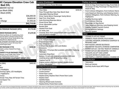 Used 2024 GMC Canyon Elevation w/ Elevation Premium Package image 35