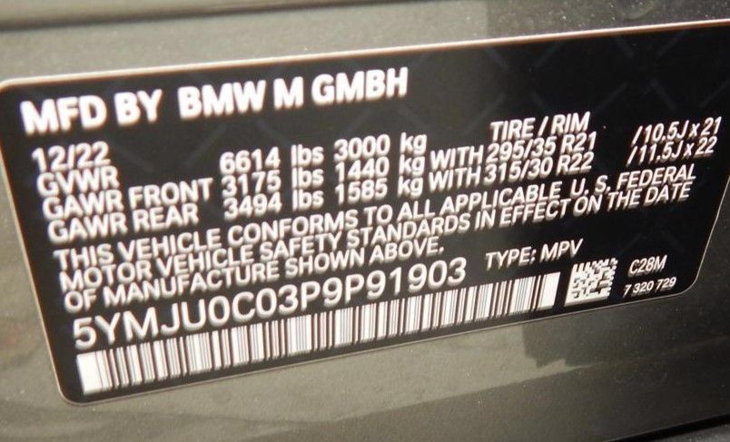 Used 2023 BMW X5 M w/ Executive Package AWD/4WD image 12