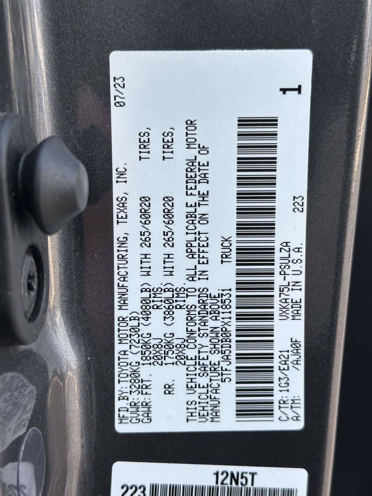 Used 2023 Toyota Tundra Limited w/ Power Package AWD/4WD image 29