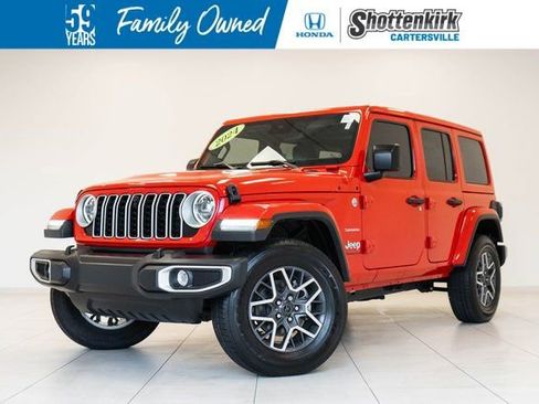 Used 2024 Jeep Wrangler Sahara w/ Technology Group image 1