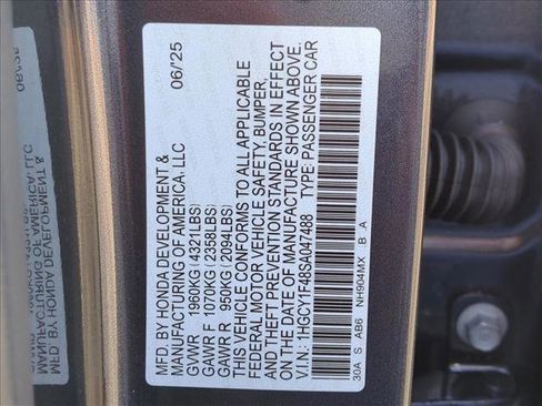 New 2025 Honda Accord SE image 26