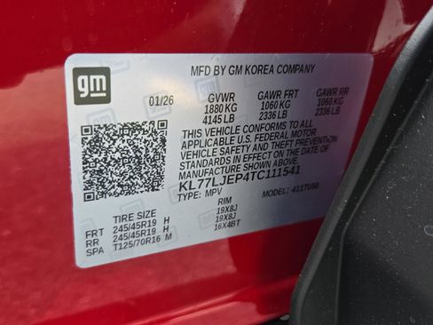 New 2026 Chevrolet Trax RS w/ Sunroof Package image 20