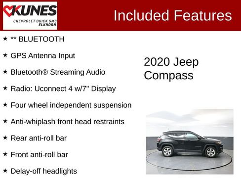 Used 2020 Jeep Compass Latitude AWD/4WD image 2