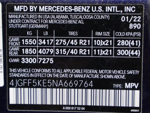 Used 2022 Mercedes-Benz GLS 450 4MATIC image 52
