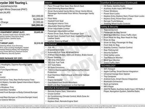 Used 2023 Chrysler 300 Touring L w/ Popular Equipment Group image 15