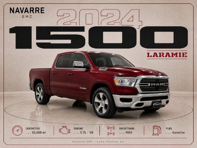 Used 2024 RAM 1500 Laramie RWD image 1