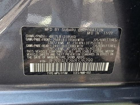 Used 2024 Subaru Crosstrek 2.0i Premium AWD/4WD image 28