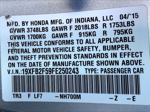 Used 2015 Honda Civic LX image 33