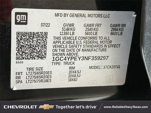 Used 2022 Chevrolet Silverado 2500 LTZ w/ LTZ Premium Texas Edition image 39