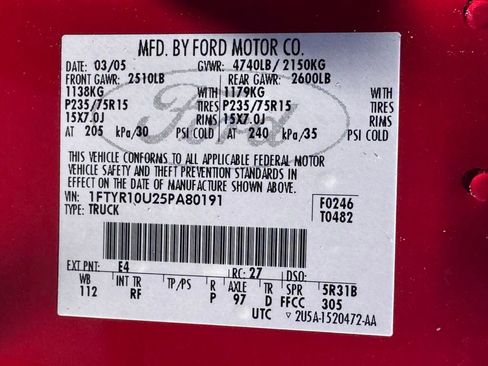 Used 2005 Ford Ranger Edge image 22