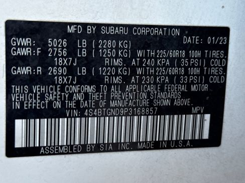 Certified 2023 Subaru Outback Limited XT image 28