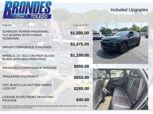 Used 2023 Chevrolet Blazer RS w/ Driver Confidence II Package FWD image 6