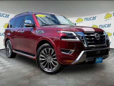 Used 2024 Nissan Armada Platinum w/ Captain's Chairs Package AWD/4WD image 1
