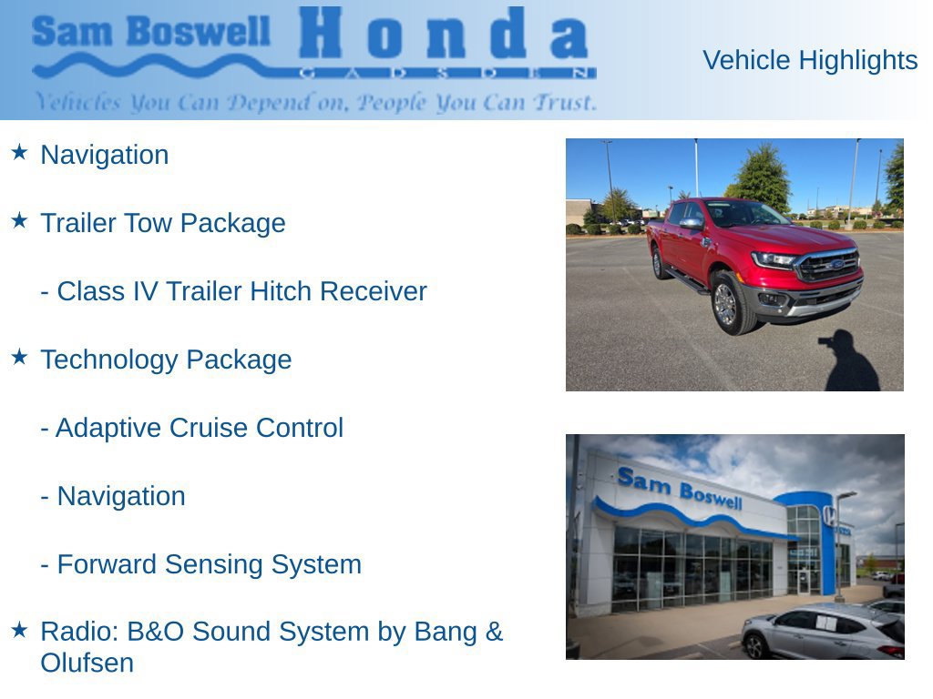 Used 2021 Ford Ranger Lariat w/ Equipment Group 501A High RWD image 6