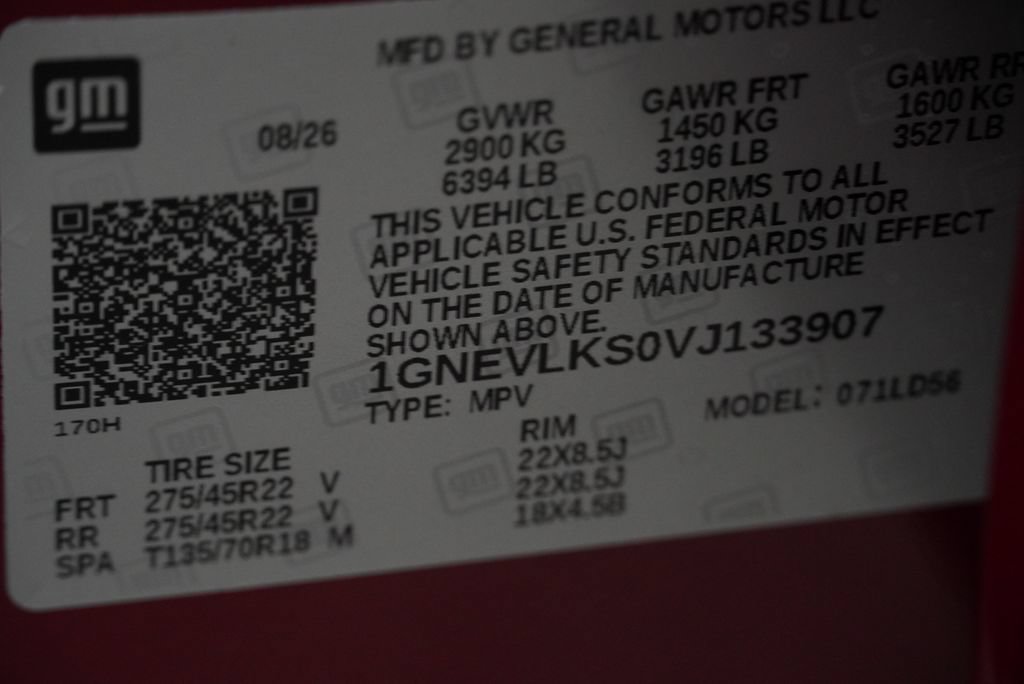 New 2027 Chevrolet Traverse RS w/ LPO, Floor Liner Package AWD/4WD image 44