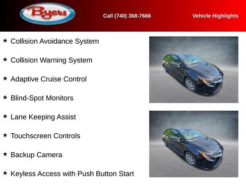 Used 2023 Toyota Corolla LE w/ Carpet Mat Package (TMS) FWD image 10