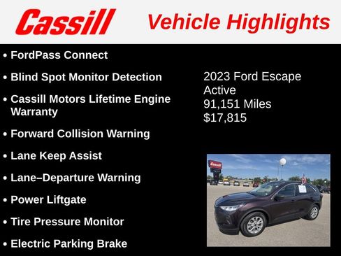 Used 2023 Ford Escape Active FWD image 3