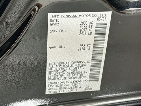 Used 2023 Nissan Altima 2.5 SV AWD/4WD image 12