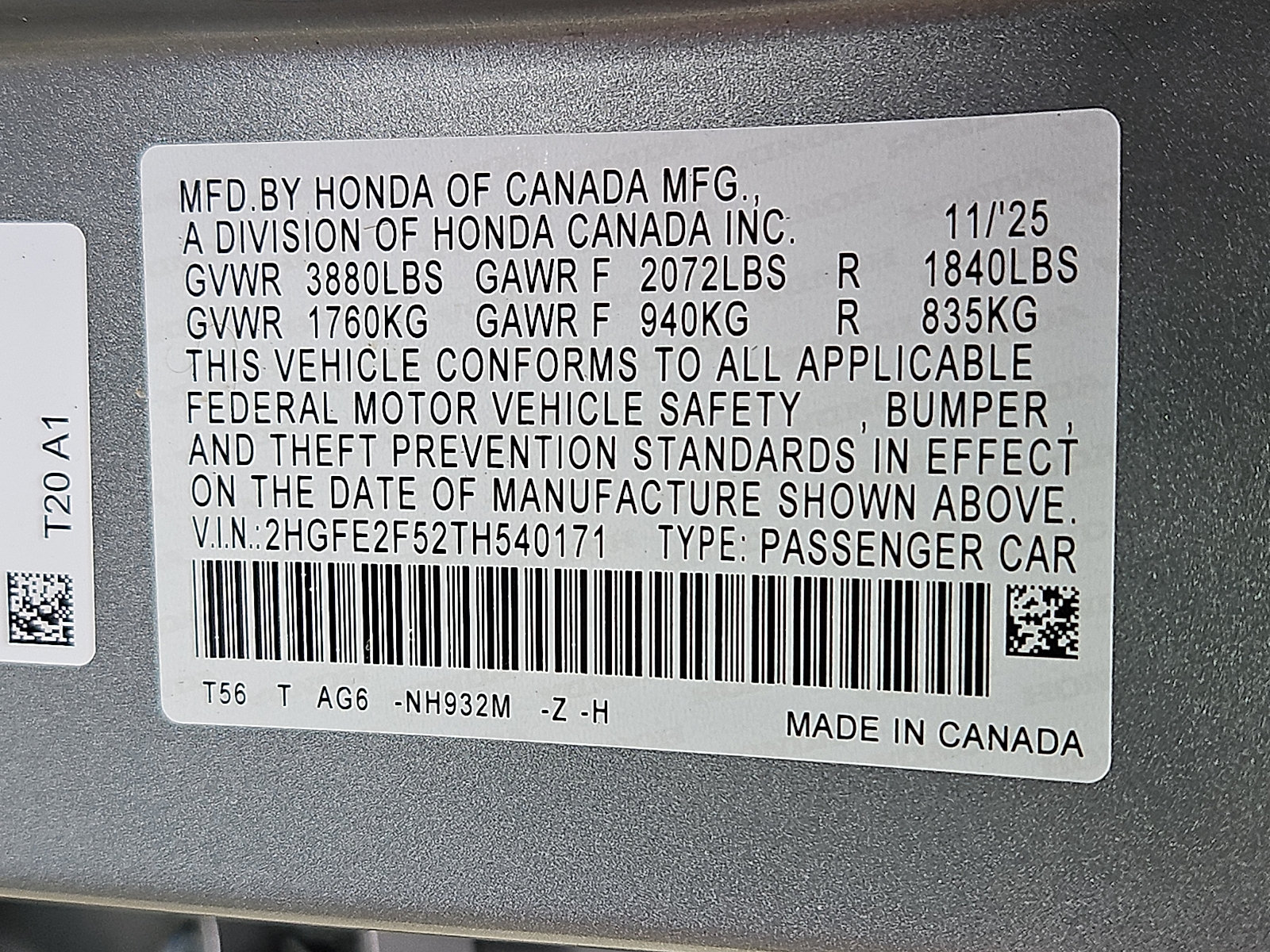 Certified 2026 Honda Civic Sport image 28