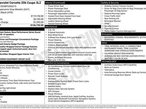 Certified 2023 Chevrolet Corvette Z06 image 5