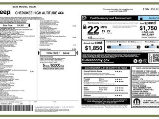 Used 2020 Jeep Cherokee High Altitude video 3