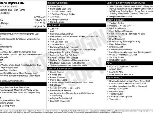 Certified 2025 Subaru Impreza RS image 22