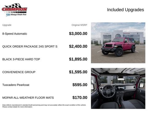 New 2026 Jeep Wrangler Unlimited Sport AWD/4WD image 6