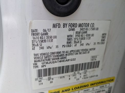 Used 2017 Ford Expedition Limited w/ Equipment Group 301A image 15