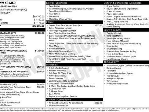 Used 2025 BMW X3 M50 w/ Premium Package image 32