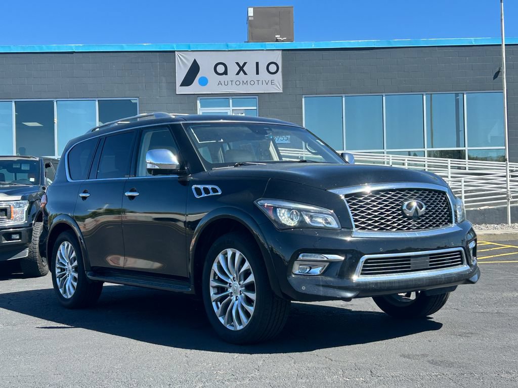 Used 2017 INFINITI QX80 4WD w/ Deluxe Technology Package image 1