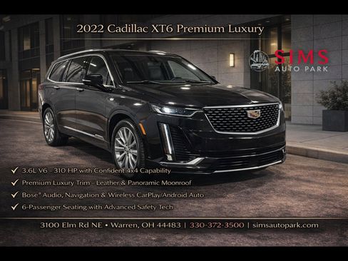 Certified 2022 Cadillac XT6 Premium Luxury image 1