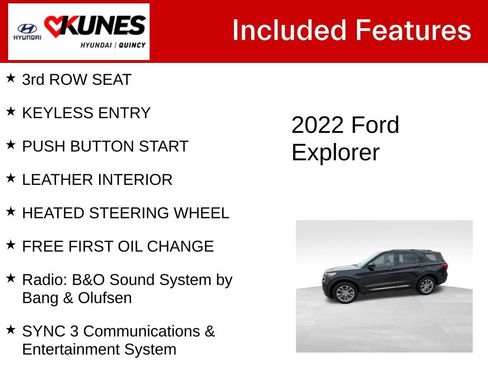 Used 2022 Ford Explorer Limited AWD/4WD image 3