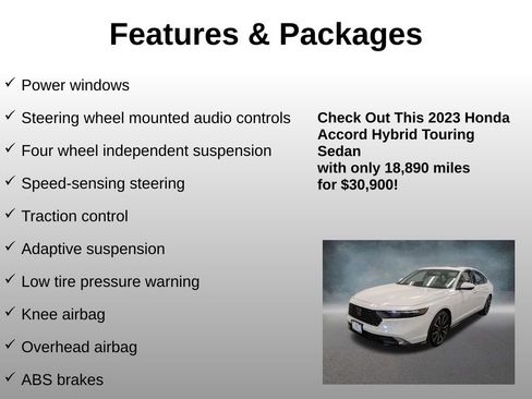 Used 2023 Honda Accord Touring image 12