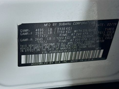 Used 2019 Subaru Outback 2.5i Premium image 41