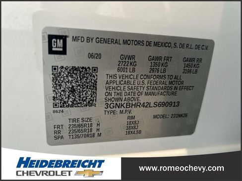 Used 2020 Chevrolet Blazer LT AWD/4WD image 8