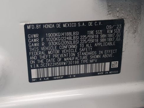 Used 2024 Honda HR-V Sport image 35