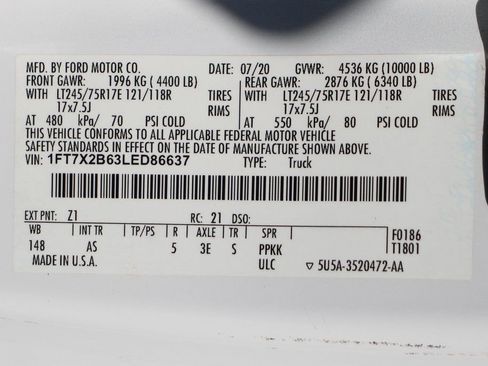 Used 2020 Ford F250 XL w/ Power Equipment Group AWD/4WD image 48