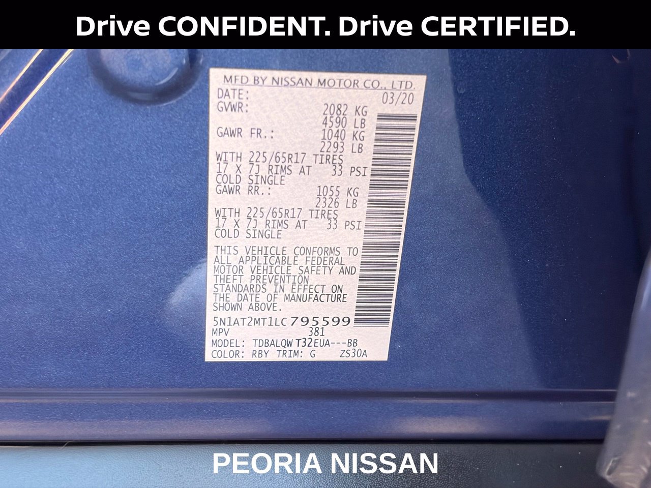 Certified 2020 Nissan Rogue SV FWD image 34
