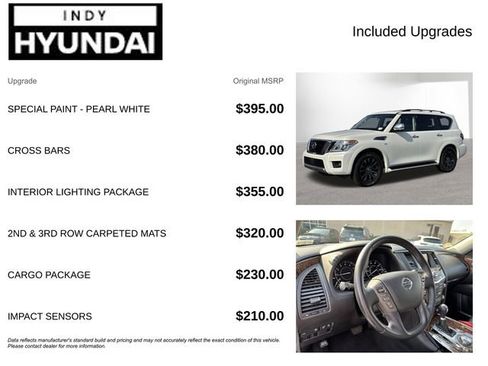 Used 2019 Nissan Armada Platinum w/ Interior Lighting Package AWD/4WD image 4