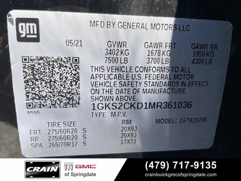 Used 2021 GMC Yukon AT4 w/ AT4 Premium Package AWD/4WD image 34