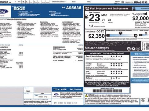 Certified 2024 Ford Edge SEL w/ Convenience Package AWD/4WD image 5
