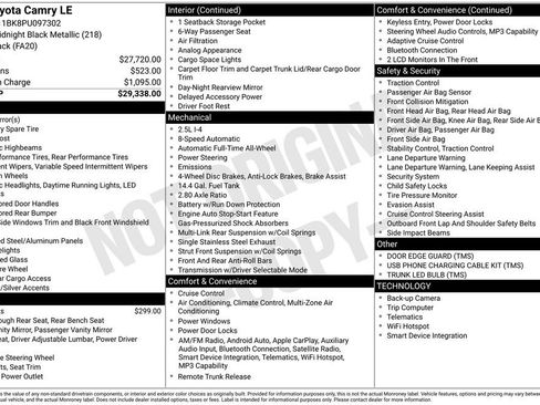 Used 2023 Toyota Camry LE image 17