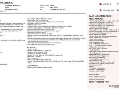 Used 2012 GMC Acadia SL