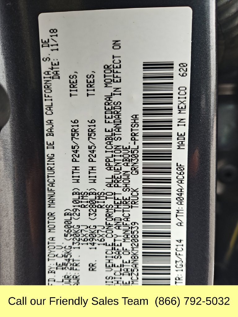 Used 2019 Toyota Tacoma SR5 AWD/4WD image 29