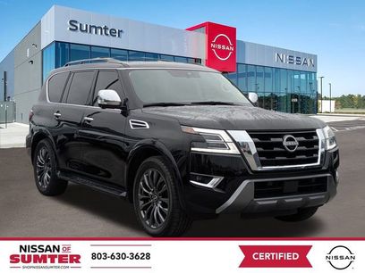 Certified 2023 Nissan Armada Platinum w/ Captain's Chairs Package