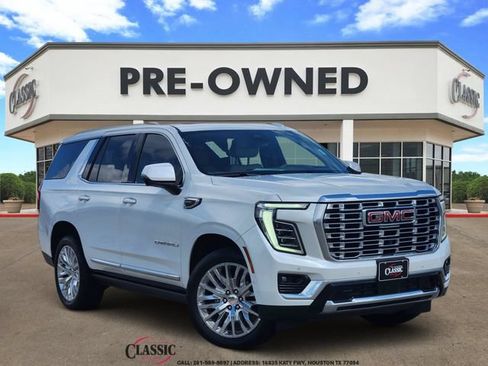 Used 2025 GMC Yukon Denali w/ Sun & Power Step Package RWD image 1