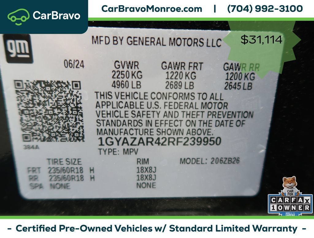 Certified 2024 Cadillac XT4 Luxury w/ Cold Weather Package FWD image 46