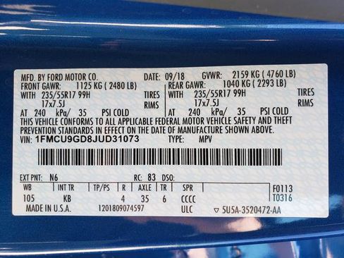 Used 2018 Ford Escape SE AWD/4WD image 26